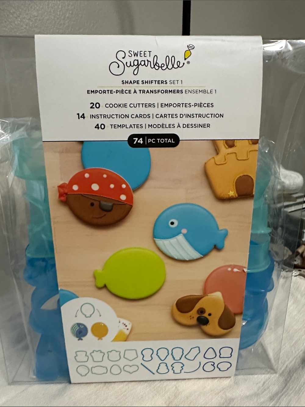 Sweet Sugar Belle cookie cutter kit NWT 74 pieces.